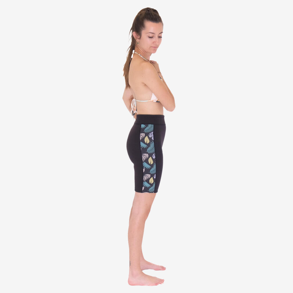 Neoprenshorts Damen 2 mm sehr elastisch Wasserwandern - Anfibi Mellow Sea